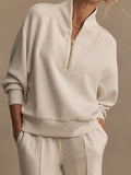 Davidson Sweat | VARLEY US Ivory Marl - Varley