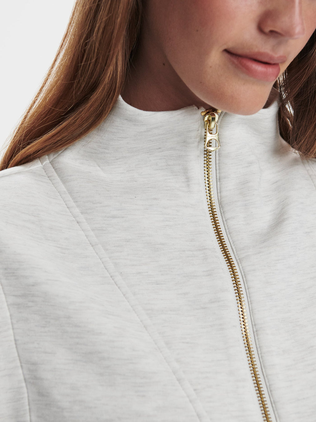 Magnolia Half Zip Tank 2.0 Ivory Marl - Varley