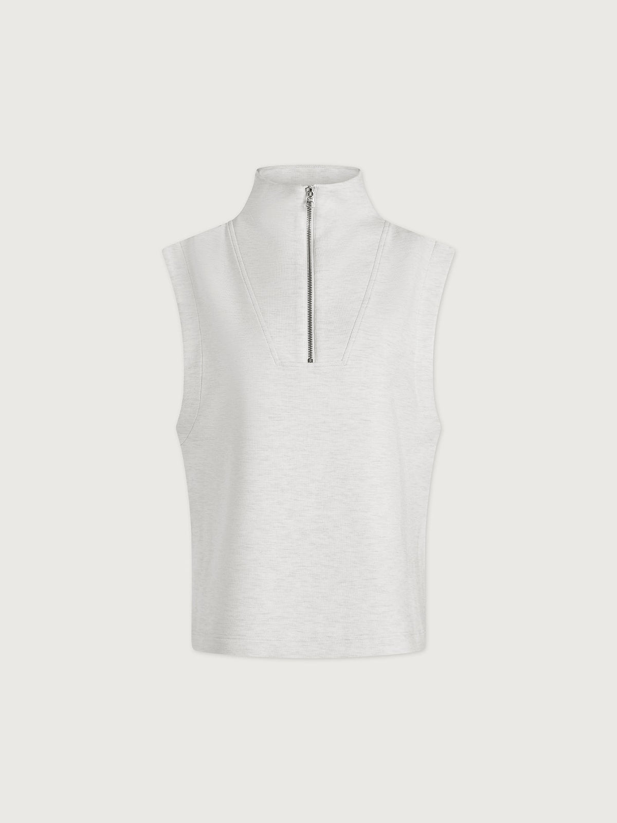 Magnolia Half Zip Tank 2.0 Ivory Marl - Varley