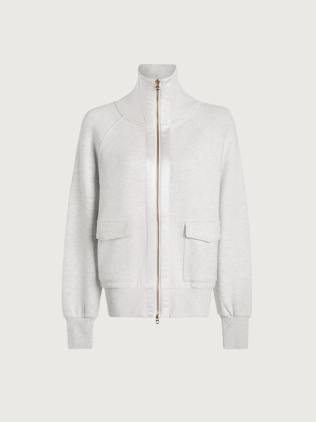 Roxbury Zip-Through Sweat | Varley Us Ivory Marl - Varley