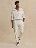 The Slim Cuff Pant 30 Ivory Marl - Varley