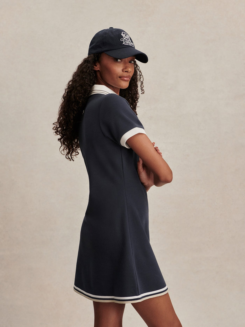 Valentina Court Dress 33 Blue Nights - Varley