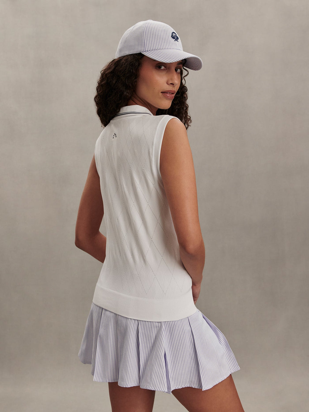 Marit Seamless Polo Shirt White - Varley