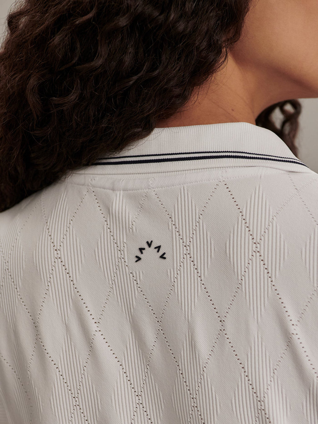 Marit Seamless Polo Shirt White - Varley