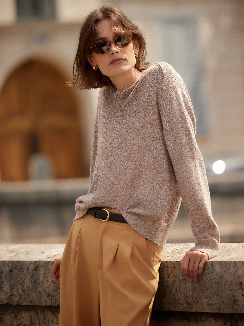 Packer Knit Sweater Sand - Varley