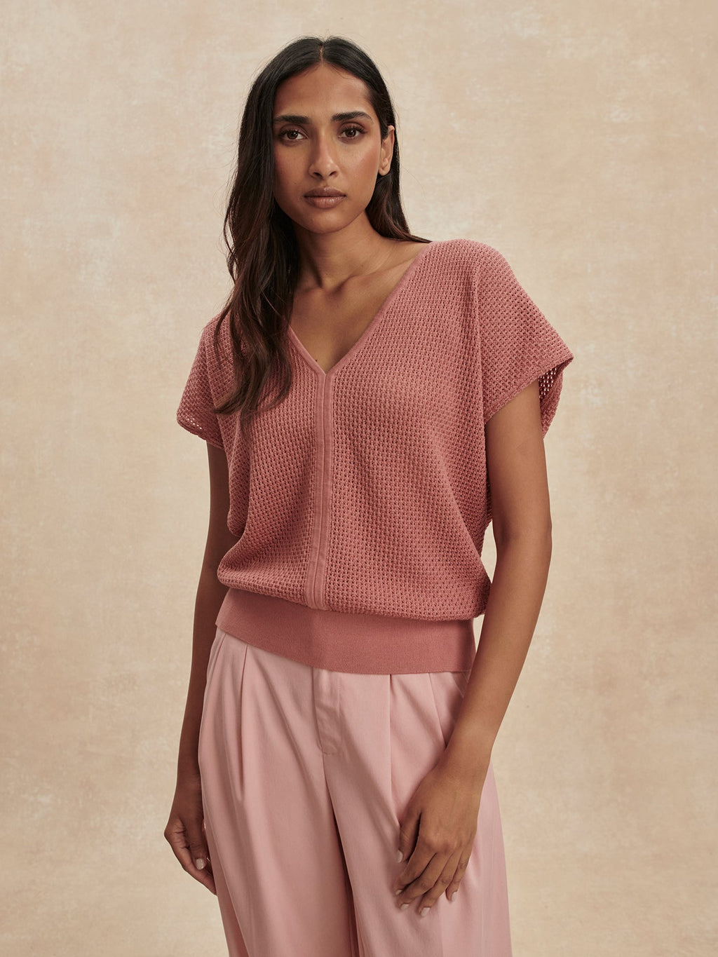 Ashford Knit Top Ash Rose - Varley