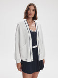 Decker Off-Court Cardigan | VARLEY US White - Varley