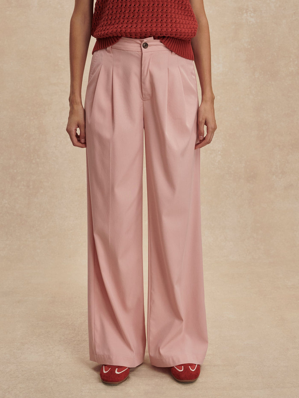 Jayla Wide Leg Trouser 32 Mellow Rose - Varley