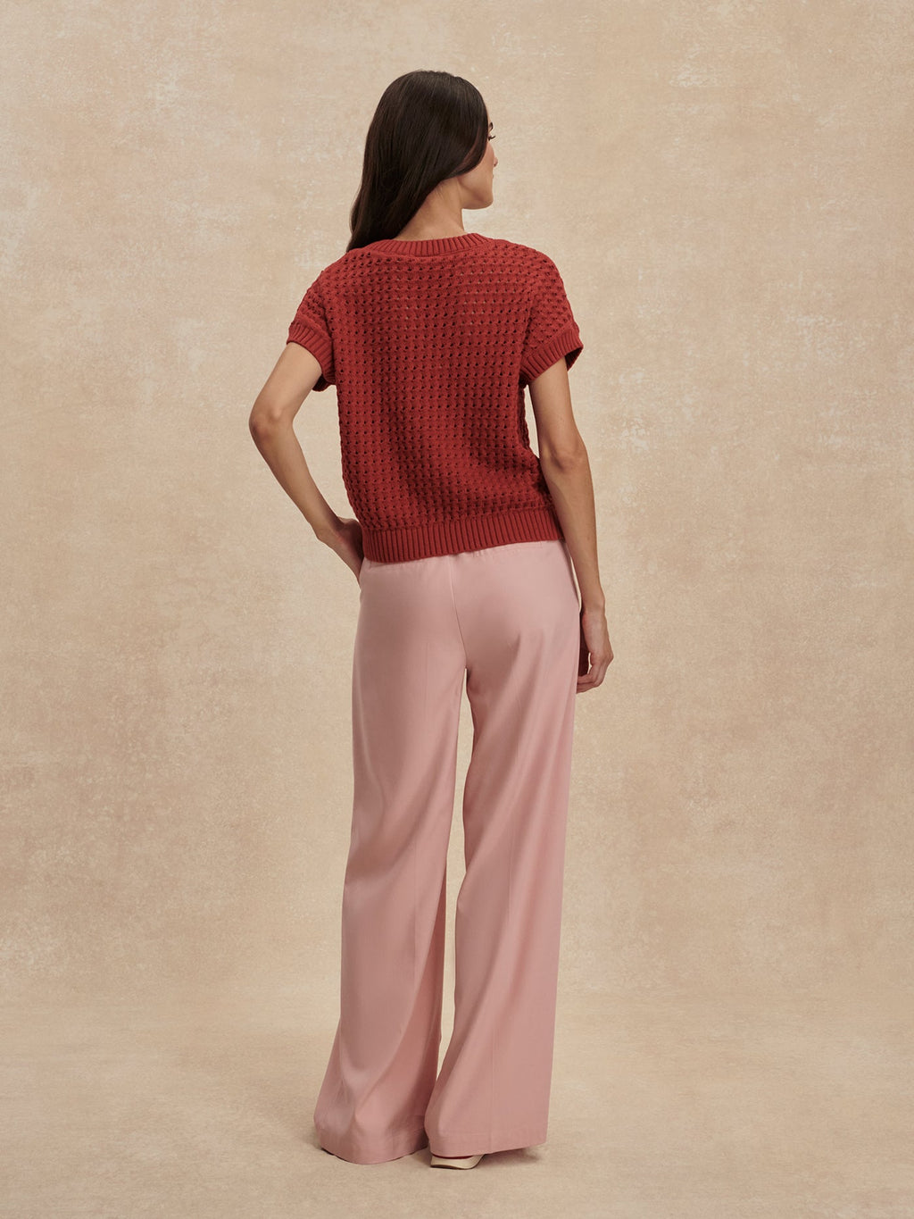 Jayla Wide Leg Trouser 32 Mellow Rose - Varley