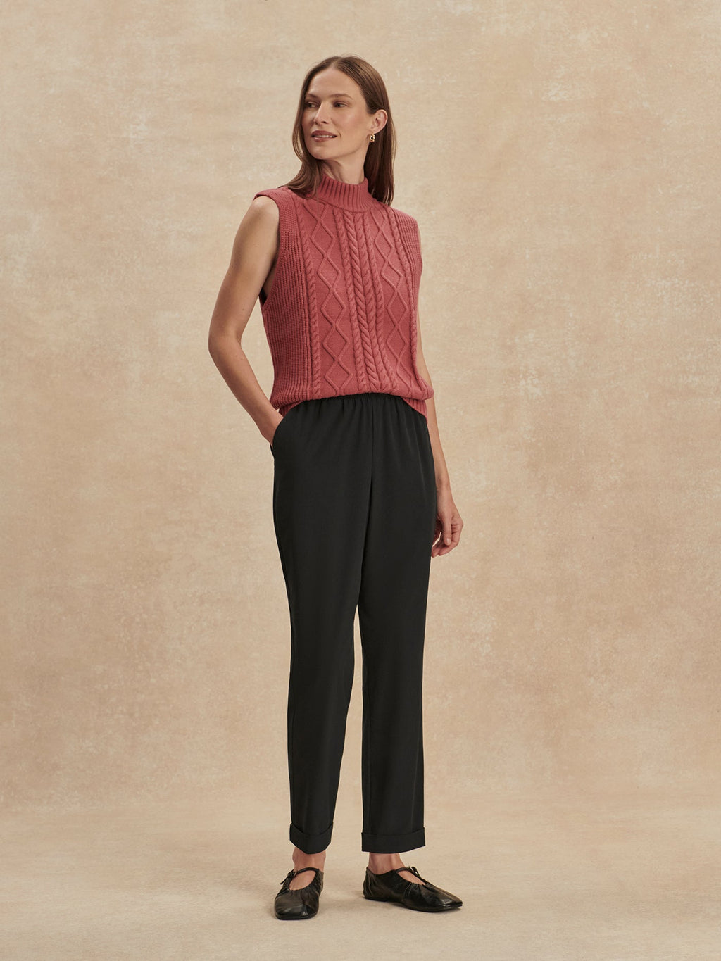 Alana Tapered Leg 2.0 27 Black - Varley