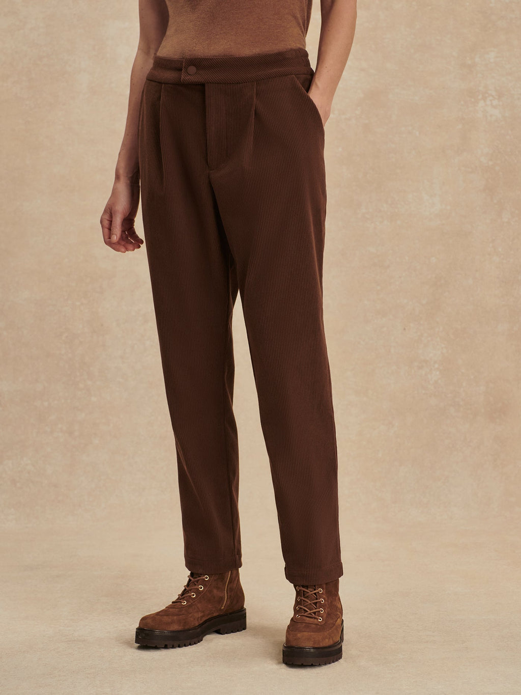 Nell Reg Tapered Leg 29 Dark Toffee - Varley