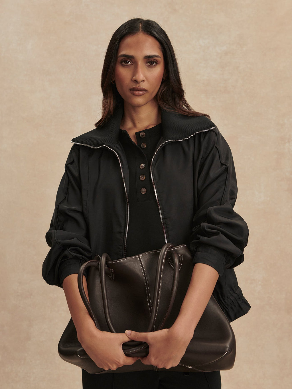 Lotta Blouson Jacket Black - Varley