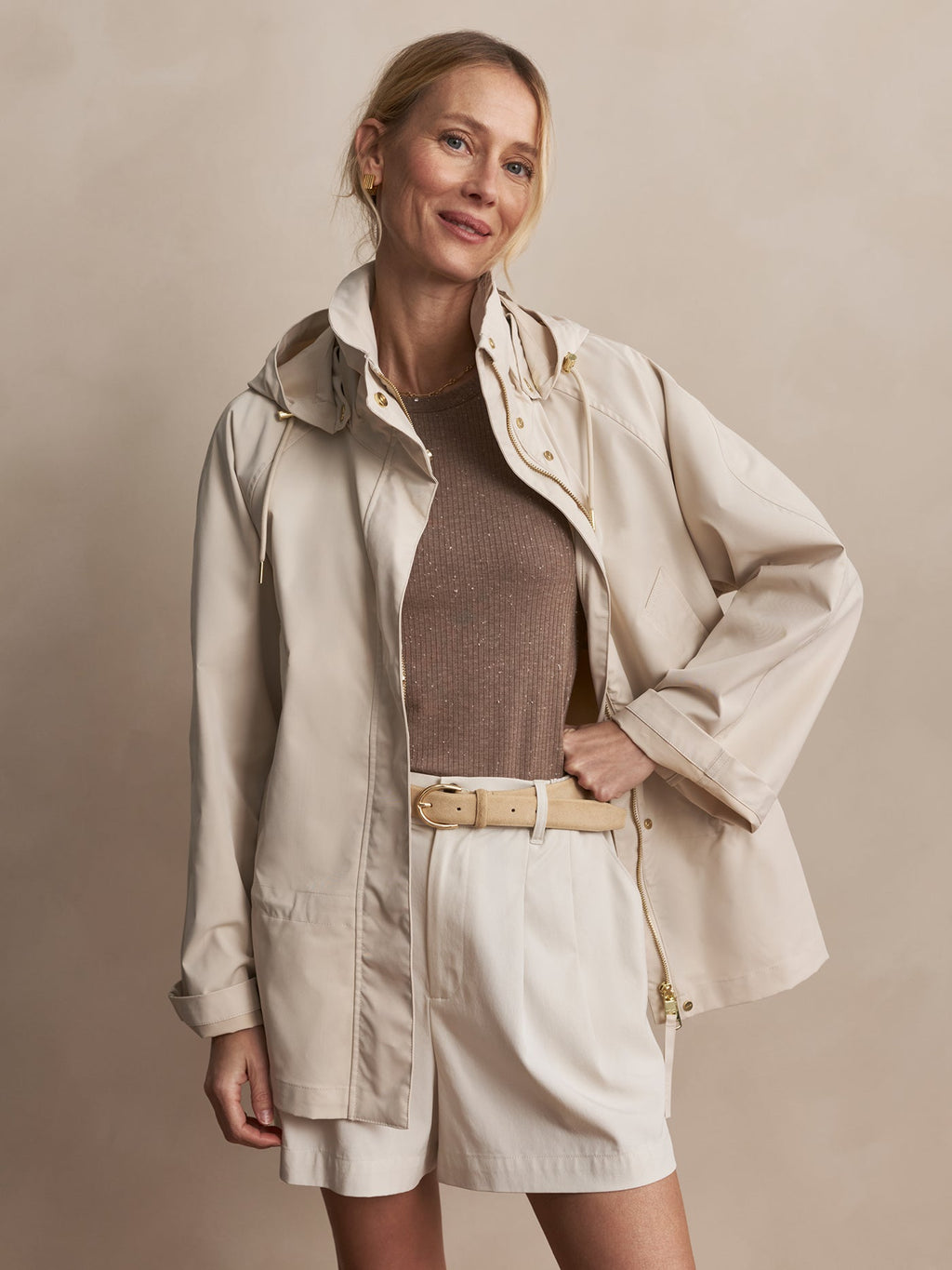 Jeanie Jacket Oat Milk - Varley