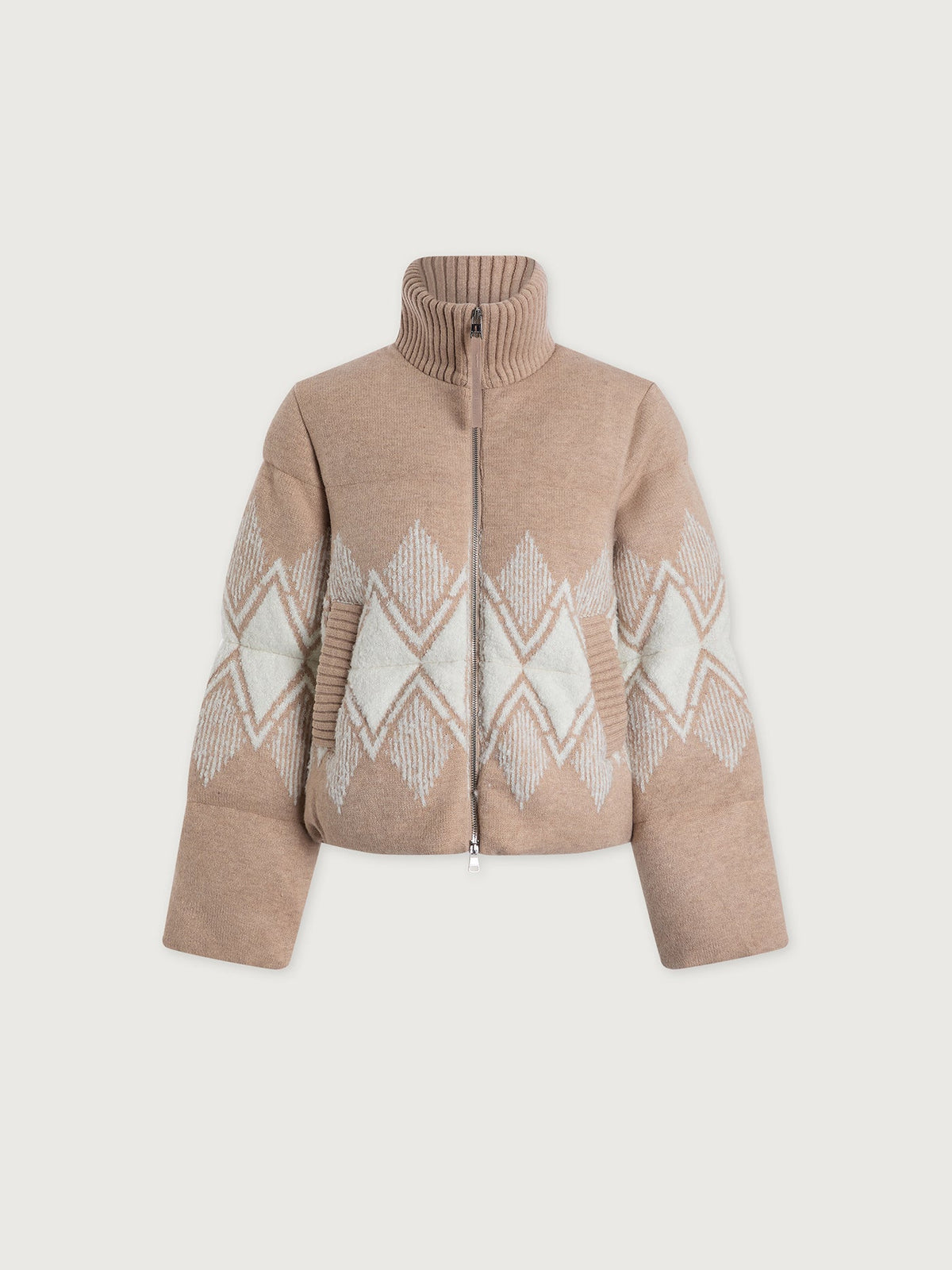 Belinda Knit Puffer Light Taupe - Varley