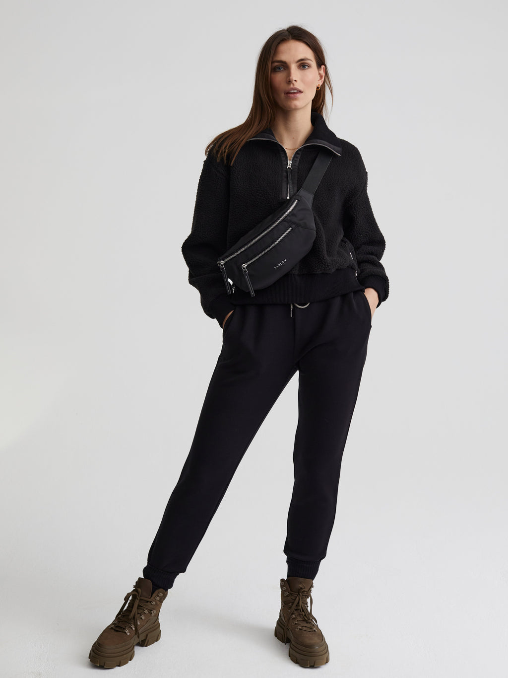 Roselle Half Zip Fleece Black - Varley