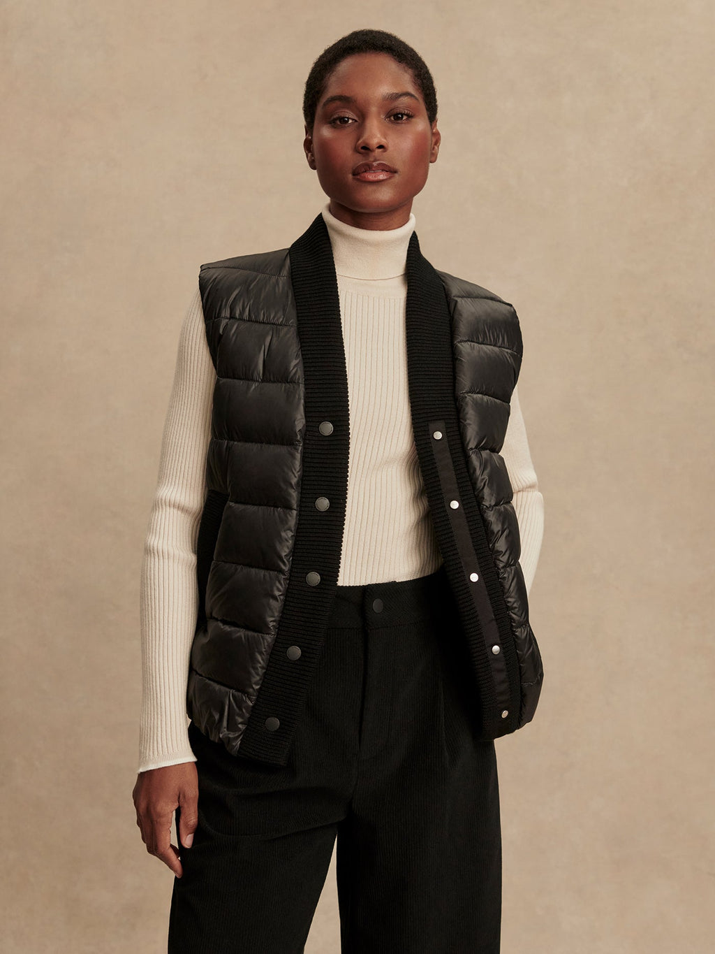 Colwyn Combo Boxy Gilet Black - Varley