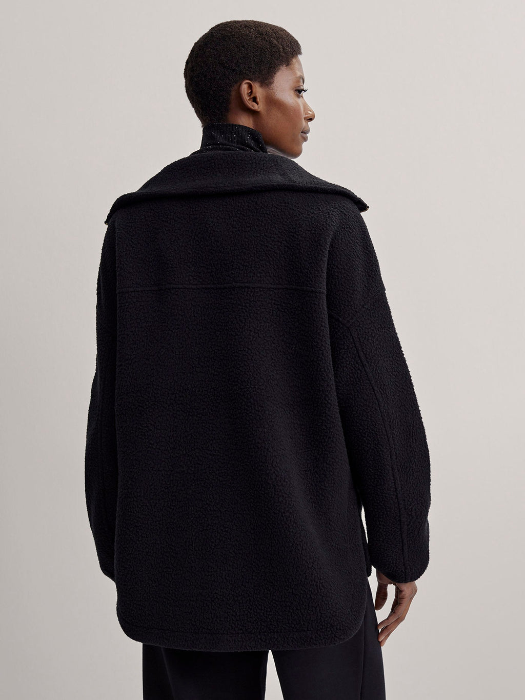 Donley Fleece Jacket Black - Varley