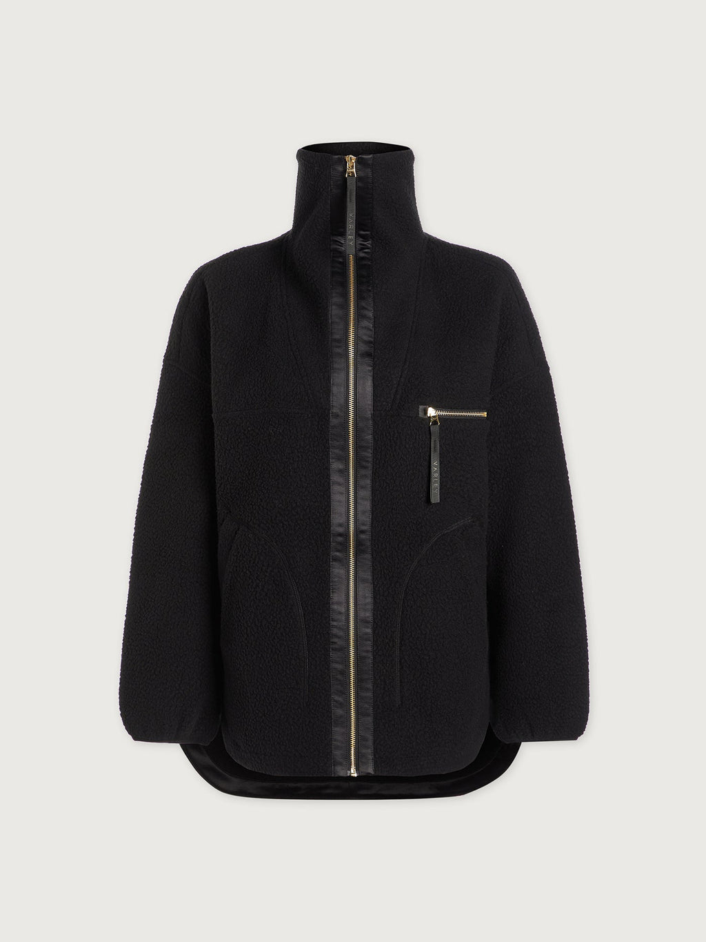 Donley Fleece Jacket Black - Varley