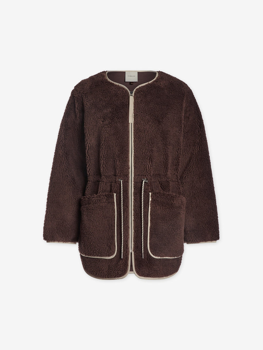 Angelina Sherpa Coat French Roast - Varley
