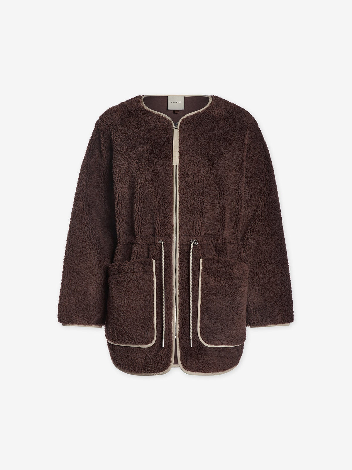 Angelina Sherpa Coat French Roast - Varley