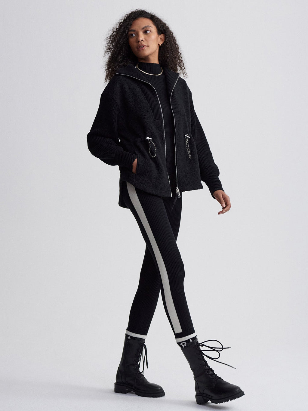 Renea Fleece Jacket Black - Varley