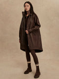 Kirsten Raincoat Dark Truffle - Varley