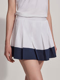 Chase High-Rise Skort 14'' | VARLEY US White/ Blue Nights - Varley