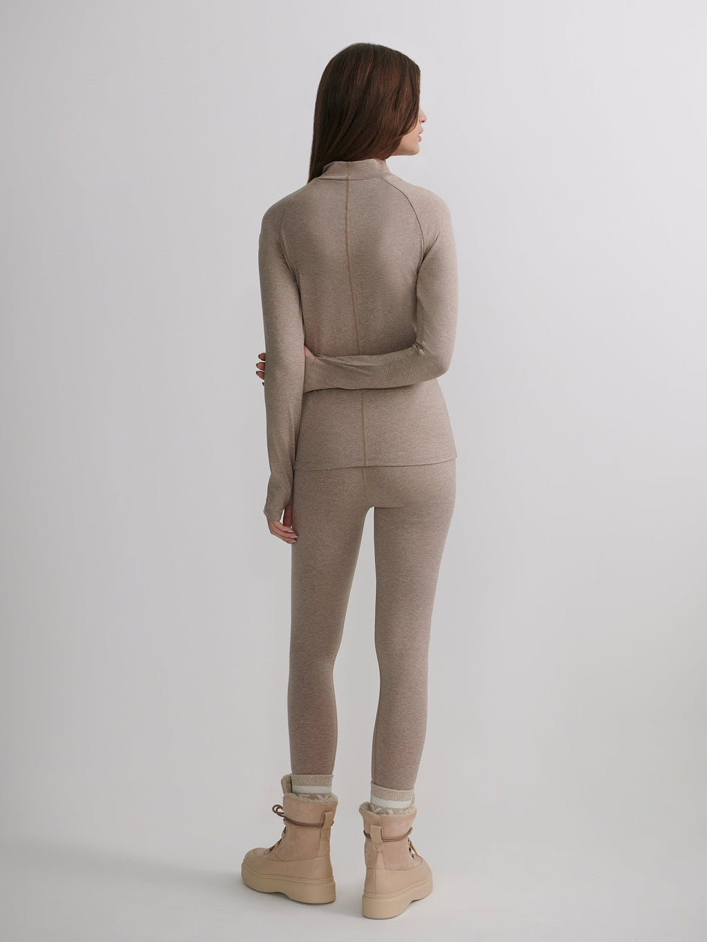 Always Warm Base Layer Legging | VARLEY US Taupe Marl - Varley