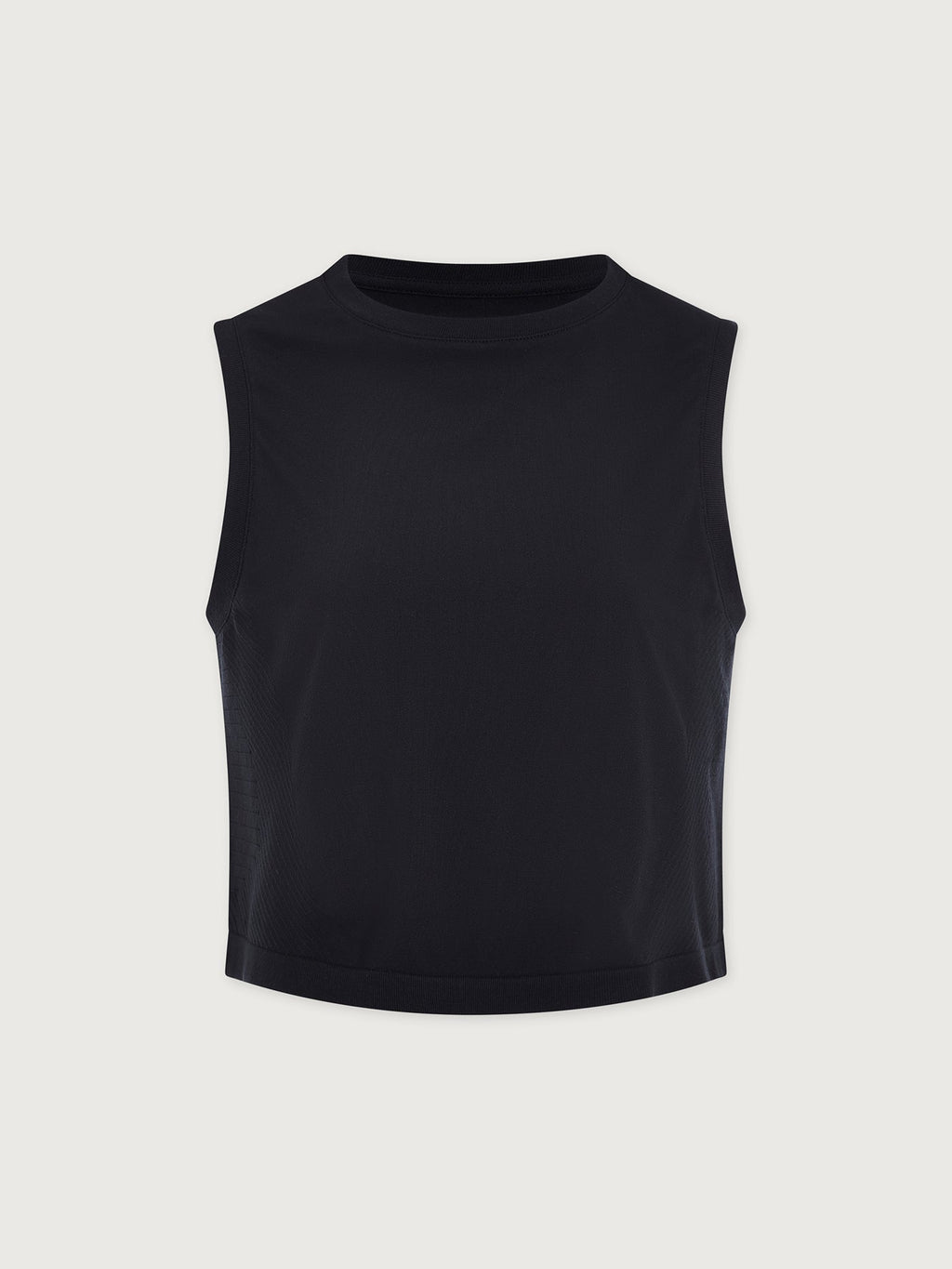 Nate Seamless Cropped Tank Black - Varley