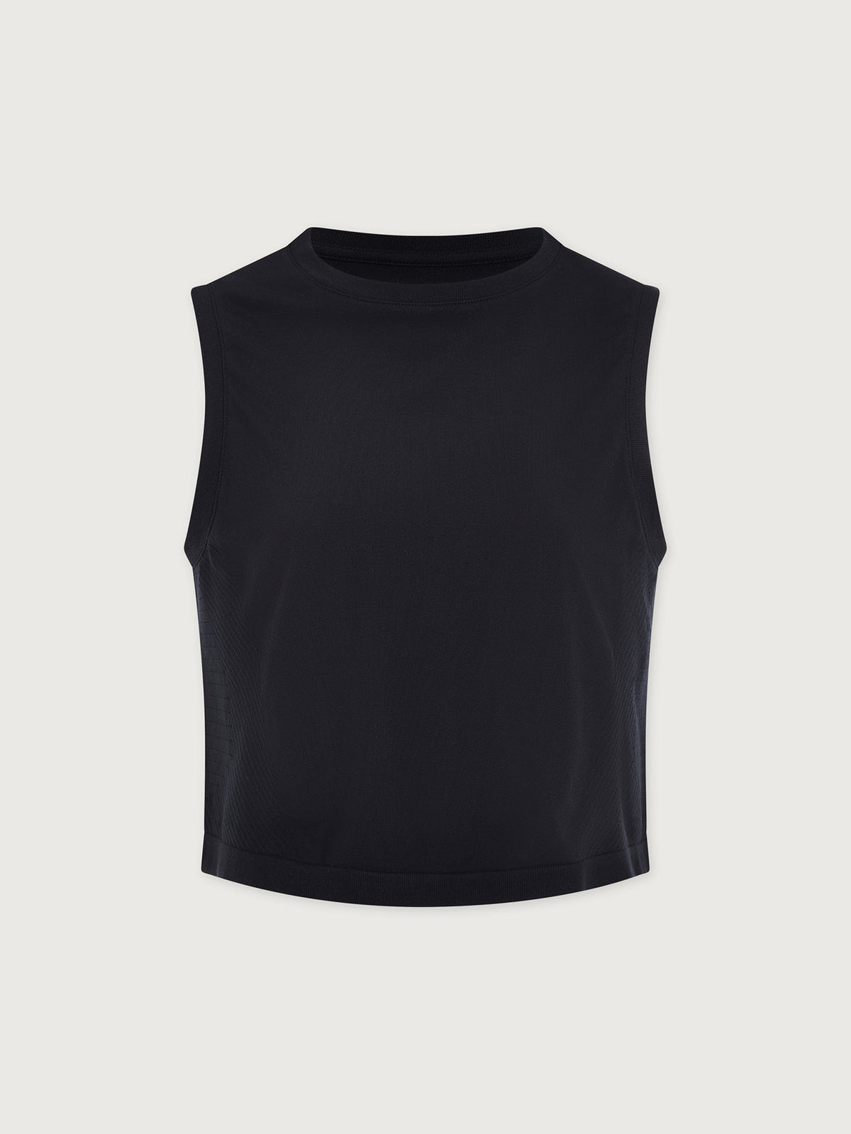 Nate Seamless Cropped Tank Black - Varley