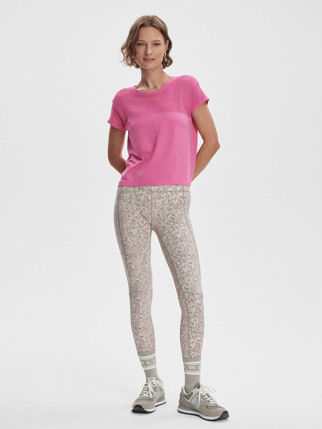 Calloway Boxy Tee | VARLEY US Ibis Rose - Varley
