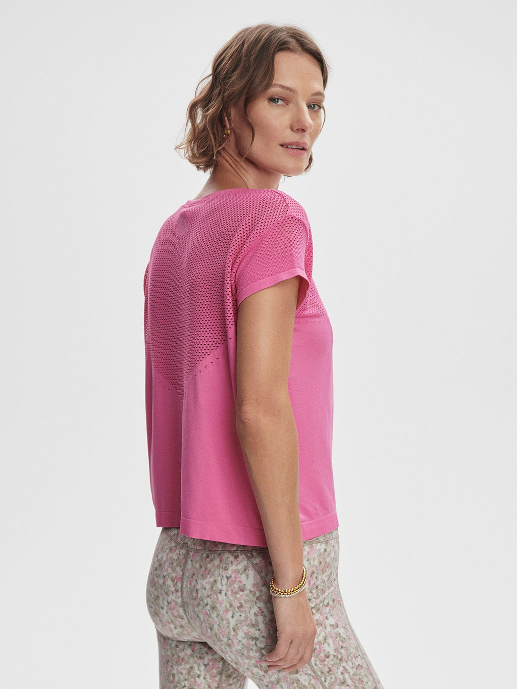 Calloway Boxy Tee | VARLEY US Ibis Rose - Varley