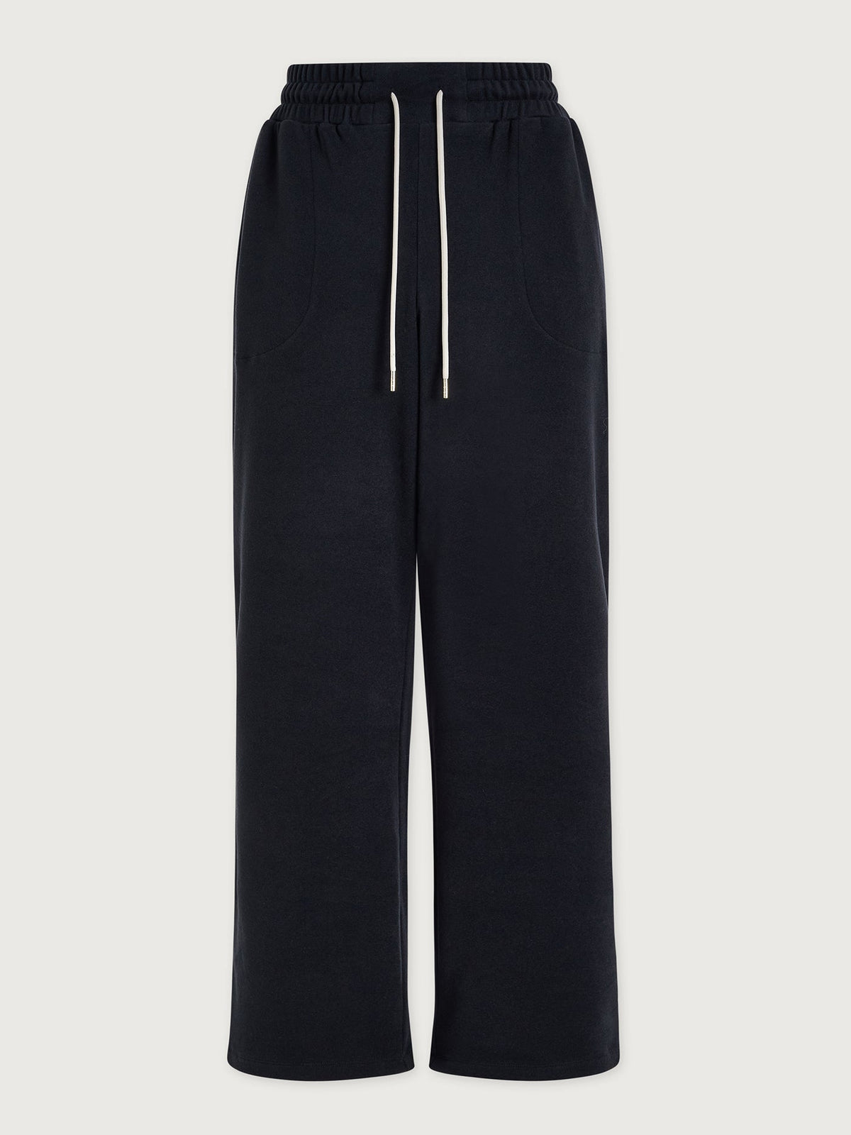 Brushed Rib Straight Leg Pant 30 Black/ Snow White - Varley