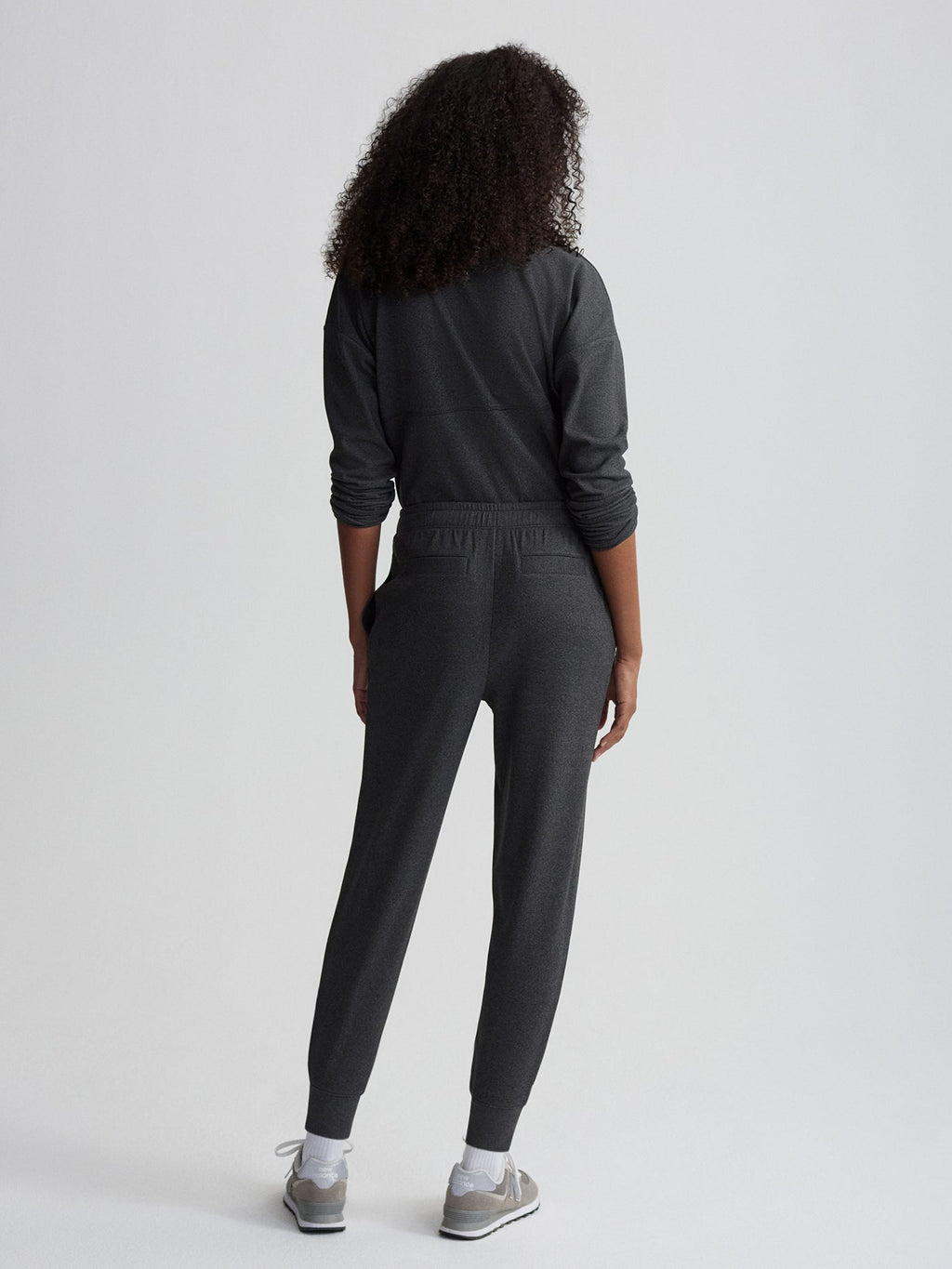 Brushed Rib Slim Cuff Pant 27.5 Black Marl - Varley