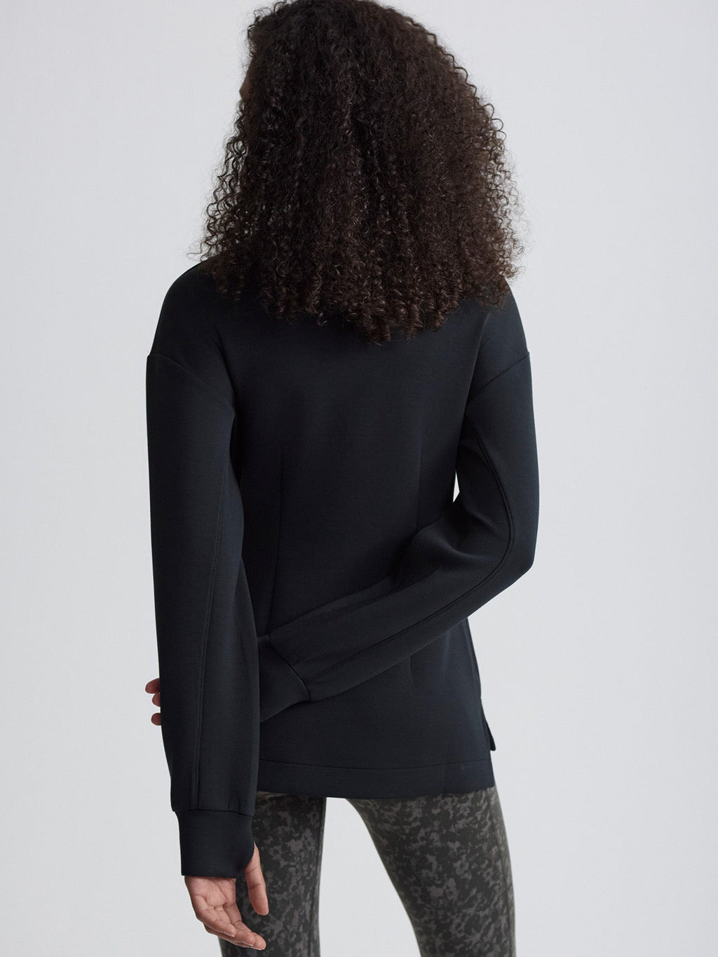 Cleo Half-Zip Active Sweatshirt Black - Varley