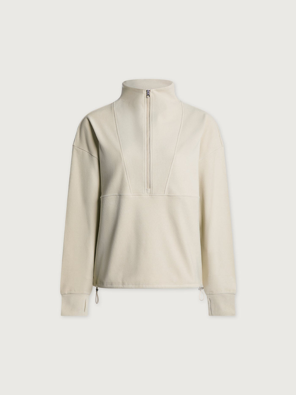 Timberley Half-Zip Active Sweatshirt Cement Marl - Varley