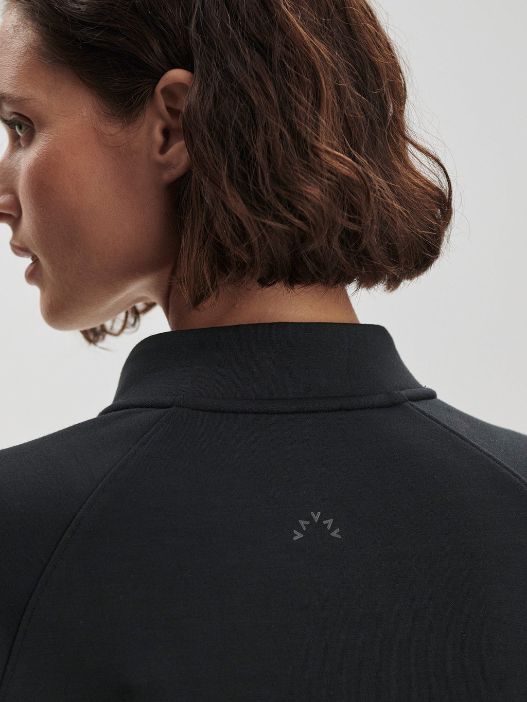 Hayden Zip-Through Active Sweatshirt Black - Varley