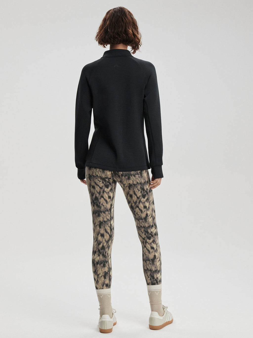 Hayden Zip-Through Active Sweatshirt Black - Varley