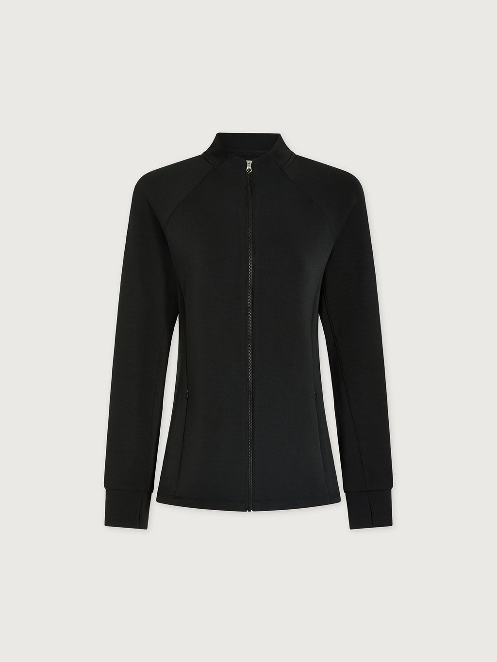 Hayden Zip-Through Active Sweatshirt Black - Varley