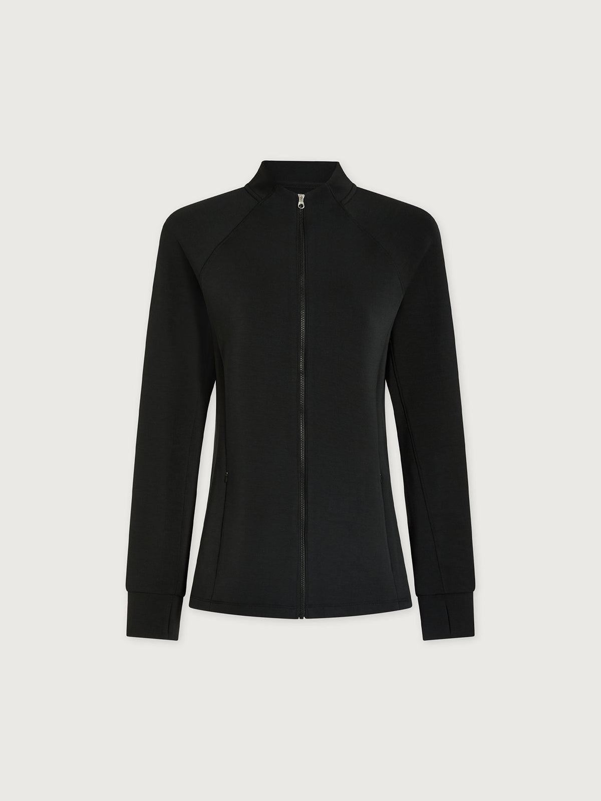 Hayden Zip-Through Active Sweatshirt Black - Varley