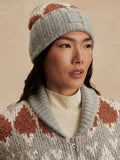 Honor Jacquard Knit Beanie Grey Melange - Varley