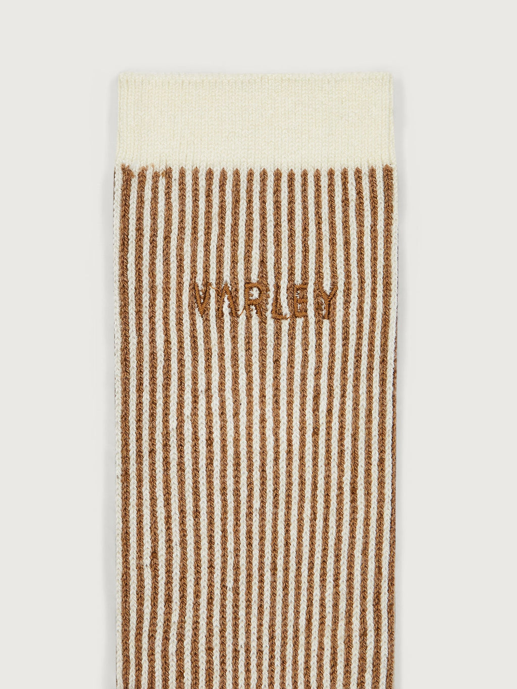 Ormand Plush Stripe Sock Roasted Pecan - Varley