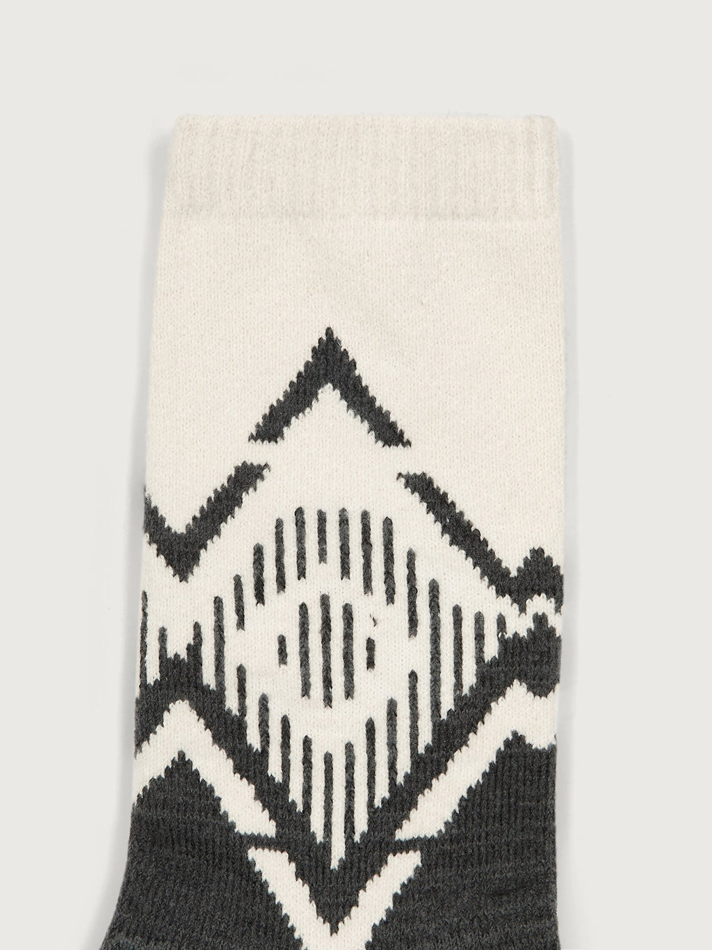 Erica Jacquard Knit Sock Charcoal Marl - Varley