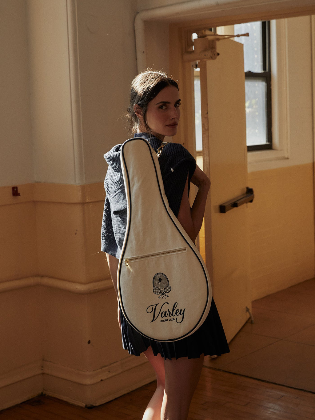 Gosling Club Racket Case Ivory - Varley