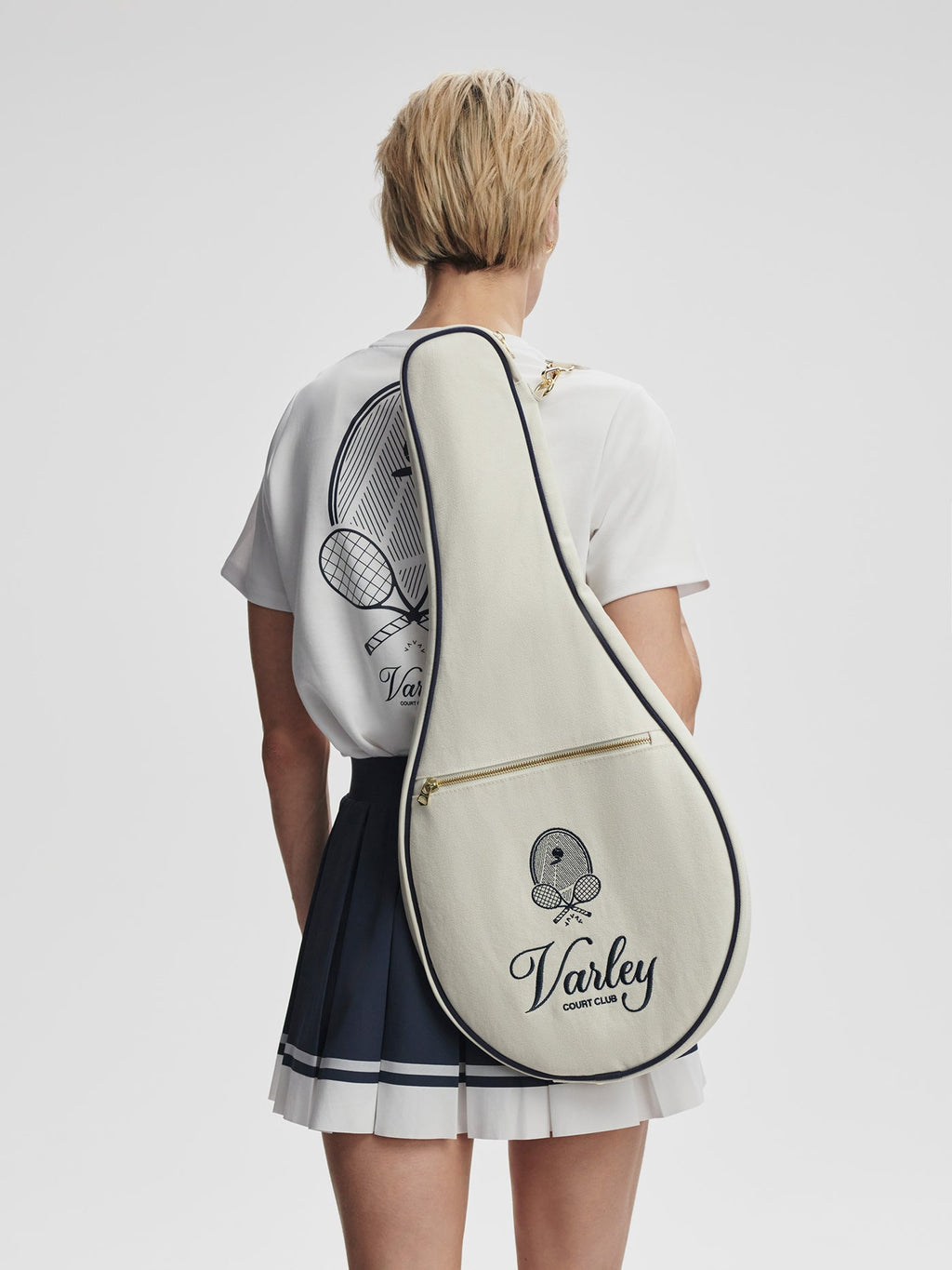 Gosling Club Racket Case Ivory - Varley