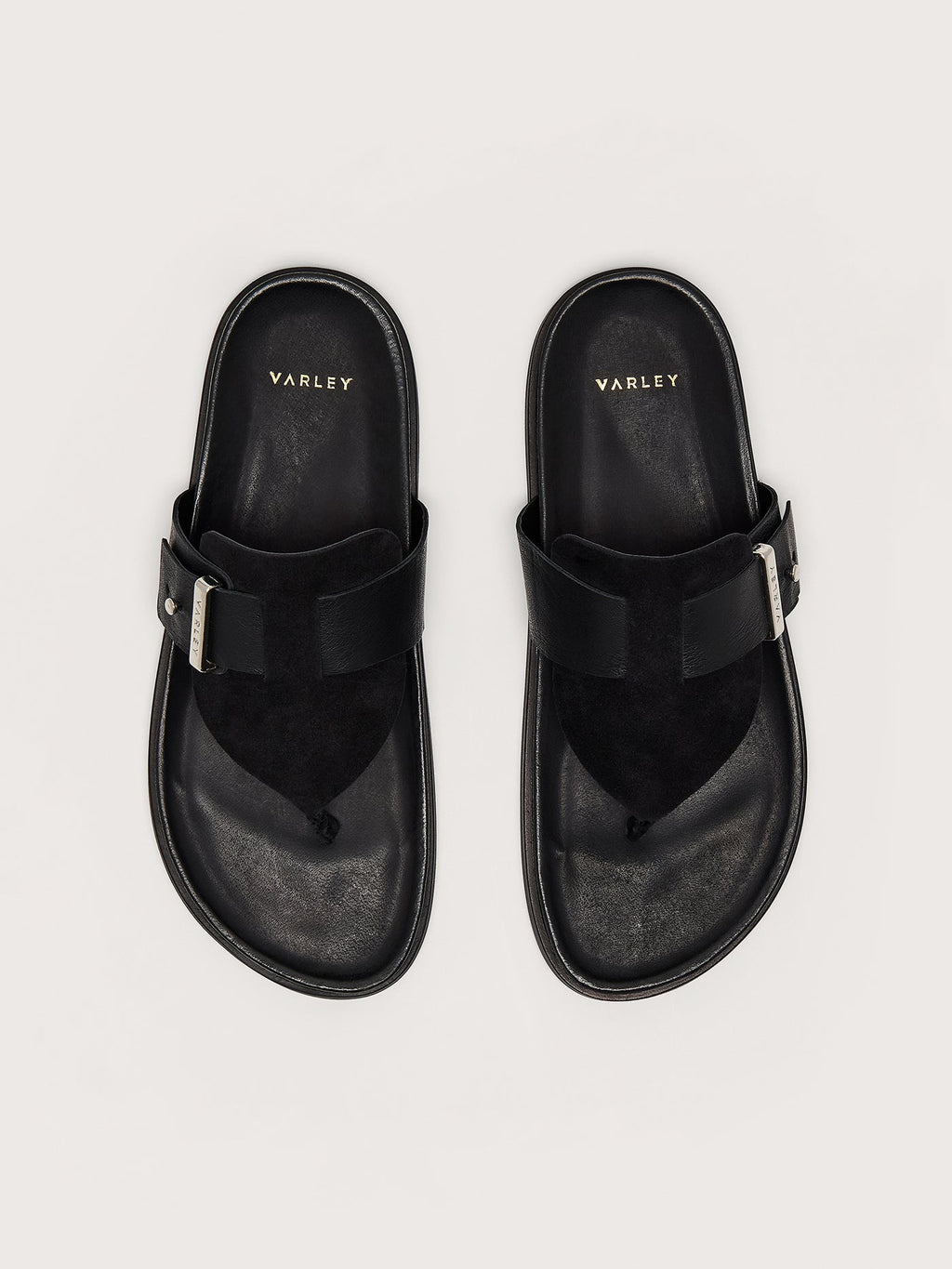Suna Toe Post Sandals Black - Varley