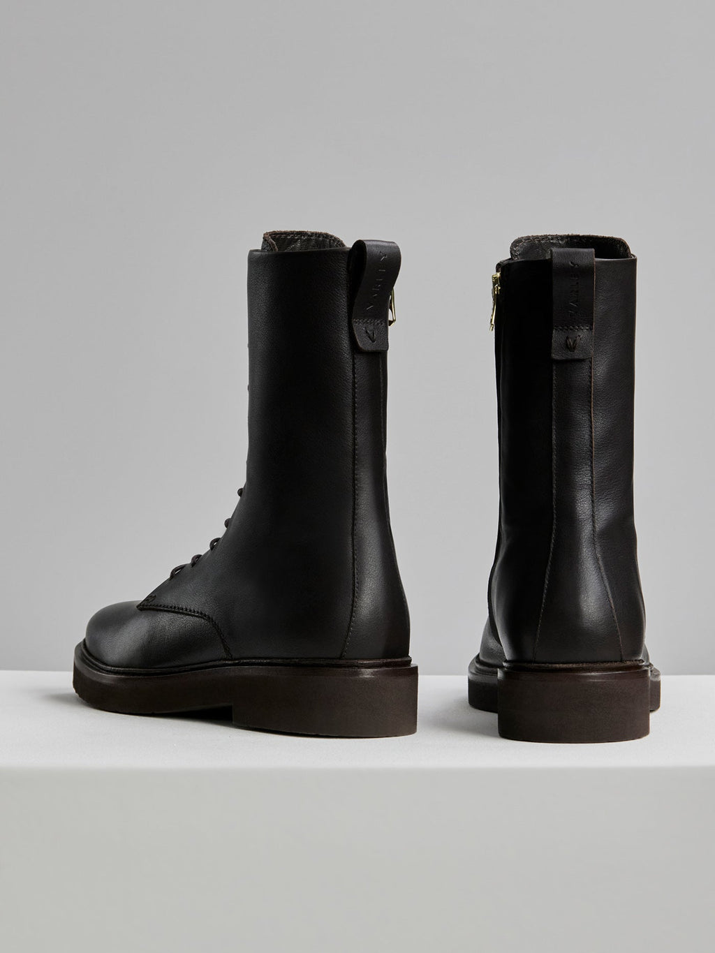 Boyten Lace Up Boot Nappa Ebony Brown - Varley