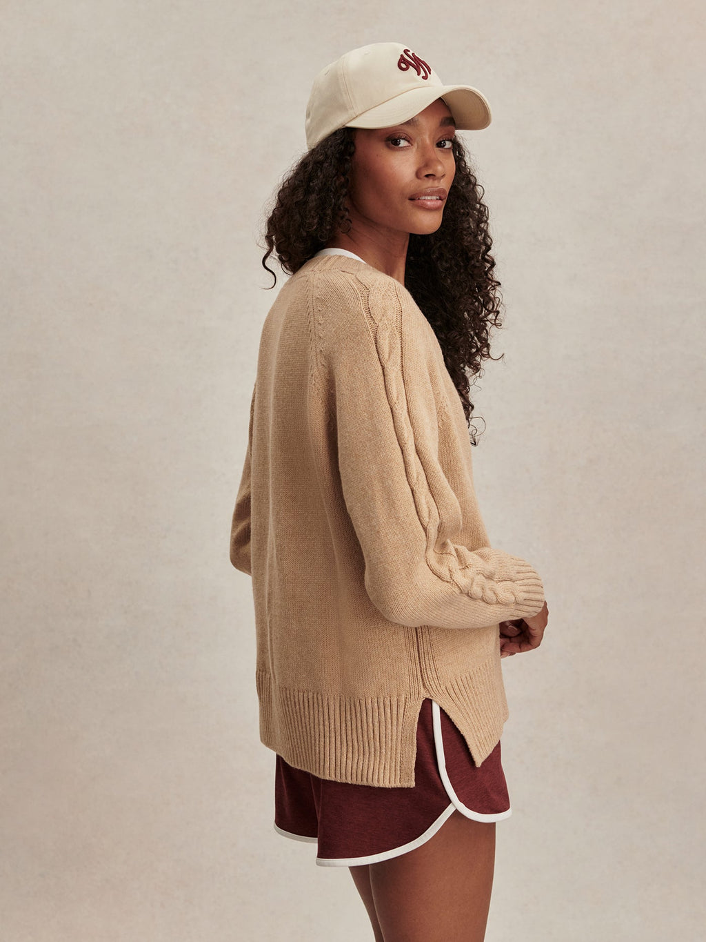 Lotte Button Through Cardigan Macaroon - Varley