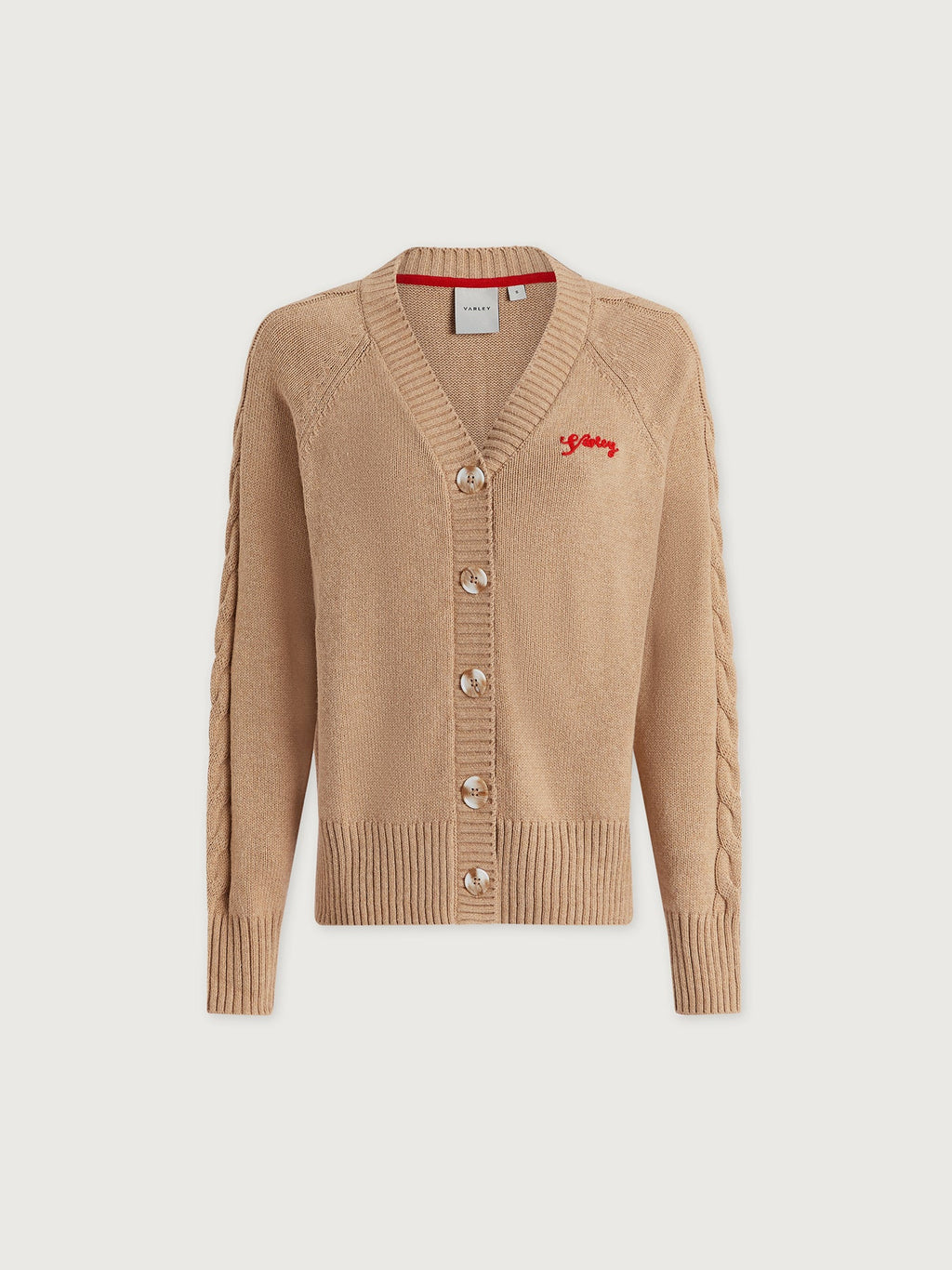 Lotte Button Through Cardigan Macaroon - Varley