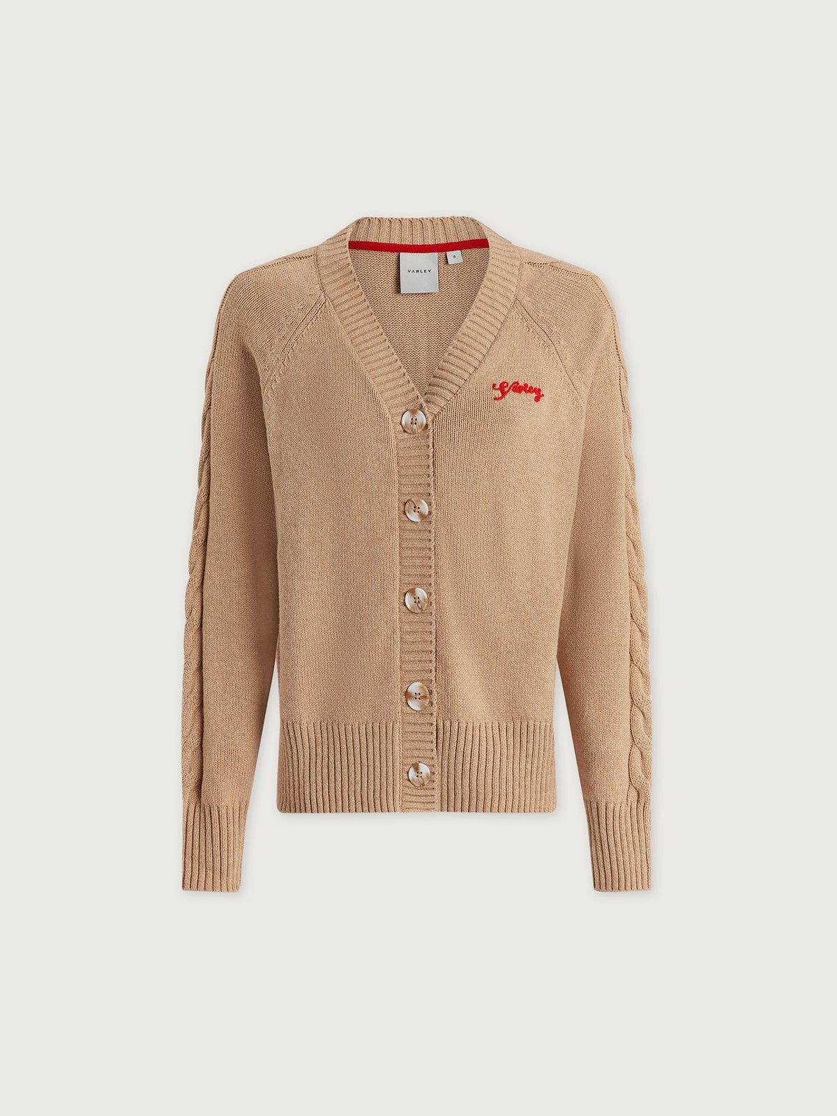 Lotte Button Through Cardigan Macaroon - Varley